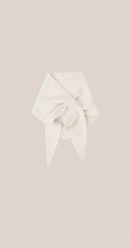 Textured Knit Triangle Scarf