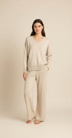 Twist Knit Cashmere Lounge Set