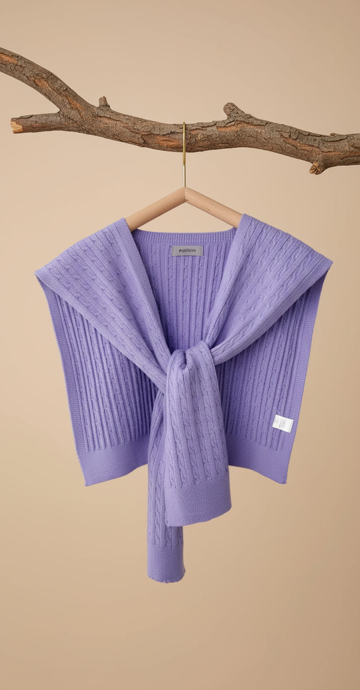 The Embrace Korean-Style Knit Collar