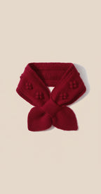 Cashmere Knitted Bow Scarf