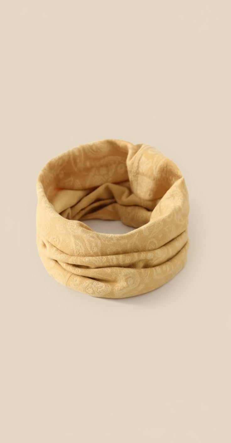 Paisley Knit Neck Warmer