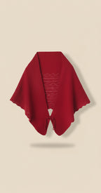 Chinese Tie-Front Shoulder Wrap