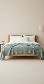 Pure Cotton Muslin Layered Throw