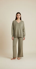 Twist Knit Cashmere Lounge Set