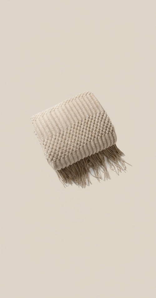 Boho Luxe Fringe Throw