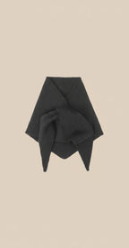 Textured Knit Triangle Scarf