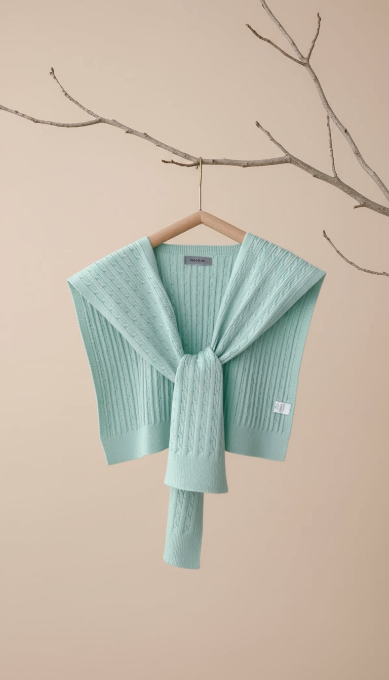 The Embrace Korean-Style Knit Collar