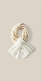 Cashmere Wool Two-Tone Scarf
