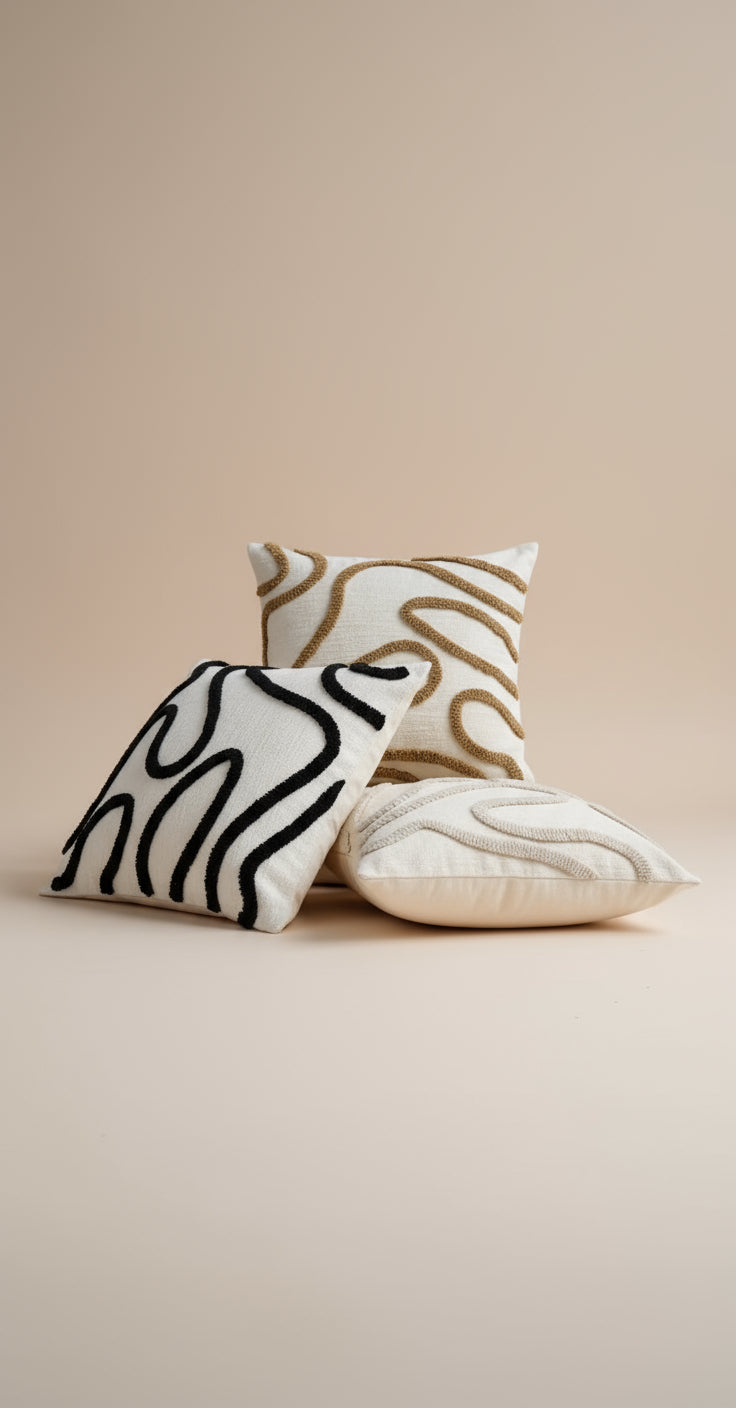 Boho Chenille Pillow Cover