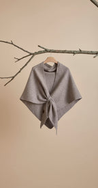 Soft Knitted Triangle Shawl