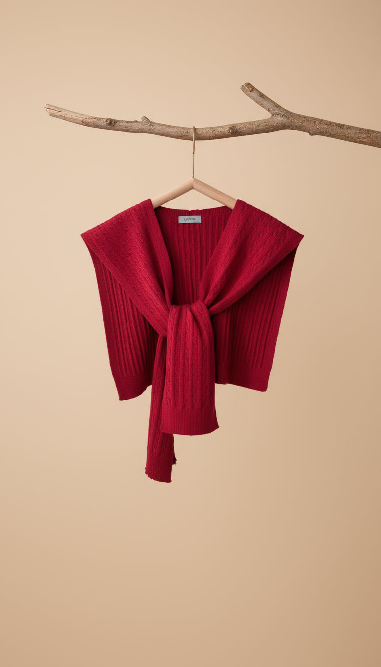 The Embrace Korean-Style Knit Collar