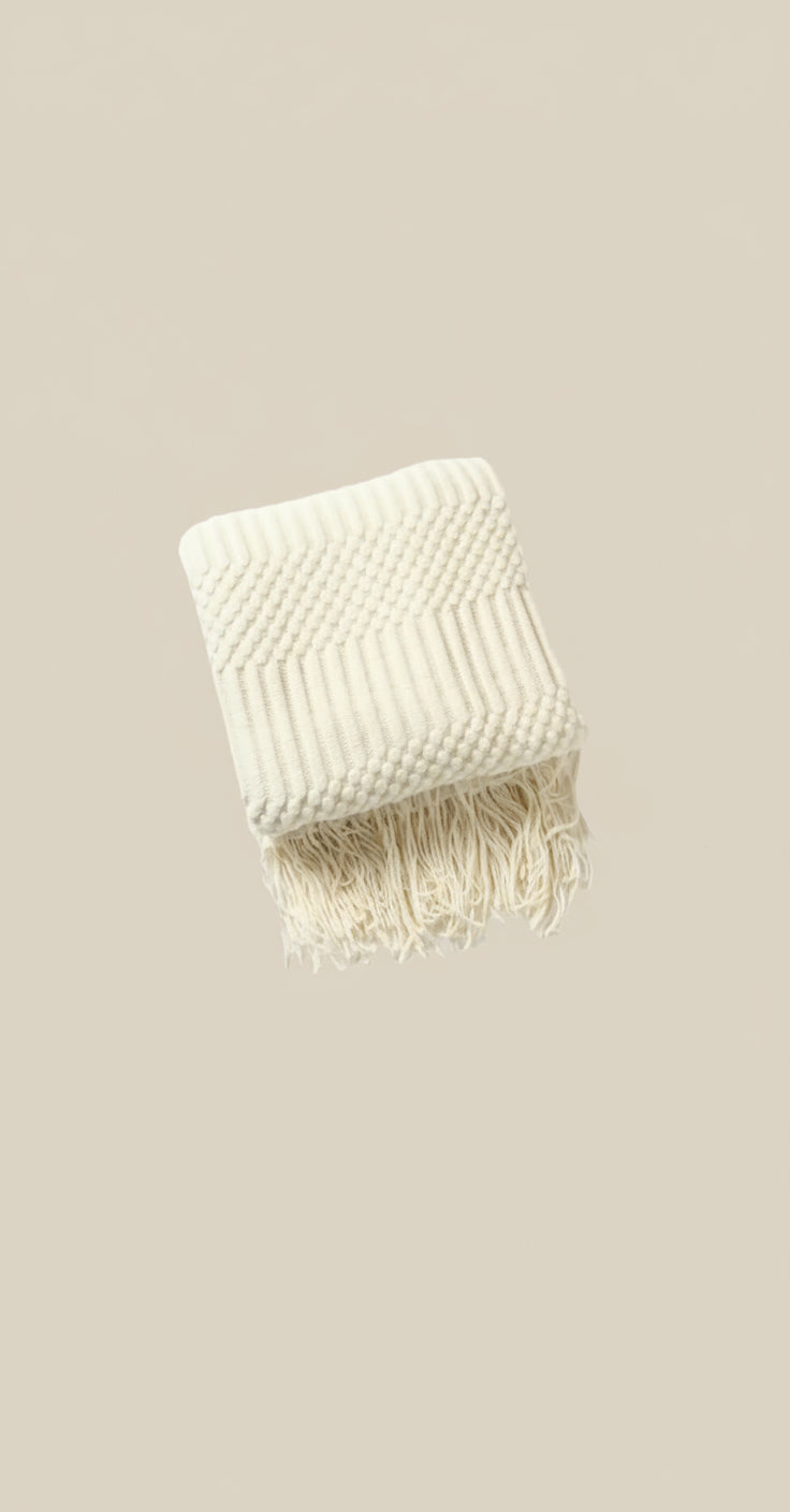 Boho Luxe Fringe Throw