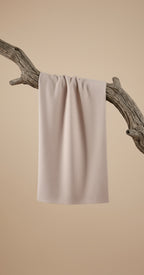 Thick Wool Mélange Triangle Shawl