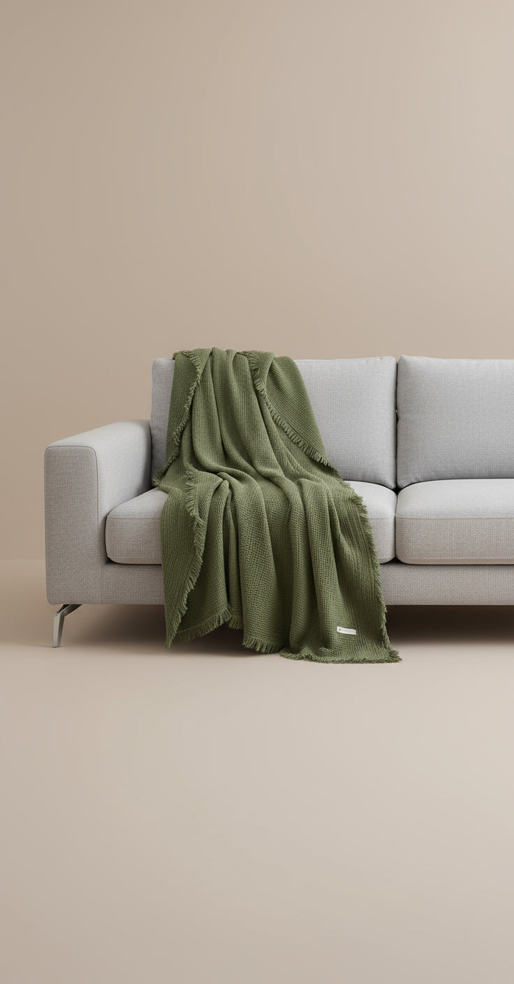 Japanese Waffle Gauze Throw