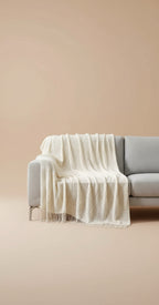 Boho Luxe Fringe Throw