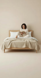 Pure Cotton Muslin Layered Throw