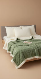 Velvet Harmony Reversible Throw