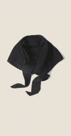 Wool Triangular Knit Scarf